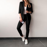 Fongt New Fashion Casual Suit Suit Women's Two-Piece Set