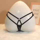 Fongt Thongs Solid Color Transparent Sexy New Scarless Temptation Buckle Fine With Ultra-Thin Low-Rise Shorts Head