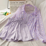 Women Three piece sets Casual Linen Tops + Shorts Elastic Waist Belt Wide Leg Pants Suit Set 3 Piece Set 2020 Summer