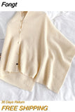 Women Versatile Knitted Scarf Solid Wraps Poncho Sweater with Buttons Autumn Winter Warm Shawl Cape