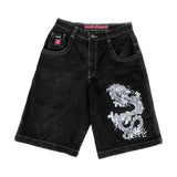 Shorts Y2K Hip Hop 2023 Original Gothic Pocket Baggy Jeans Shorts Man-Outfit