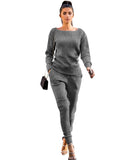 Fongt New Women's Wear Autumn And Winter Urban Leisure Two-Piece Set-Outfit