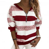 Sleeve Blouse Pullover Street wear