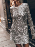 Glitters In The Ambience Of Long-Sleeved Dresses In Autumn/Winter