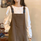 Fongt Suit Female Autumn 2024 New Retro Design Feeling Strap Skirt Round Collar Loose White Jacket Two Sets-Outfit