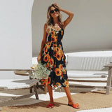 Floral Vintage Casual Sundress