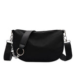 Ladies Nylon Underarm Crossbody Bag-Outfit