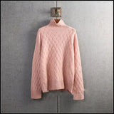 turtleneck cashmere sweater new style languid breeze