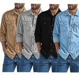 Fongt Of The Cowboy Man Shirt Burst Men's Spring And Autumn Cardigan Wish European Version Of The Code Fast Selling