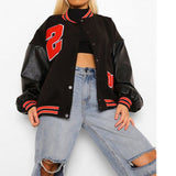 Retro Baseball Jacket-Outfit