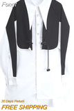 Sleeve Blouse For Women 2023 Oversized Loose Trendy Retro Patchwork Blouses Korean Chic Casual Office Lady Button Shirt