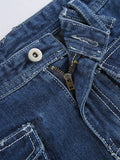 Vintage Low Waist Cargo Jeans-Outfit