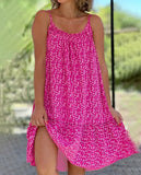 Fongt Summer 2025 New Wish Garden Wind Smashed Flower Sleeveless Sleeves With Vest Dress
