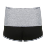 Fongt Hottie Letter Print Bag Hip Shorts Sexy Skinny Peach Hips Hot Pants