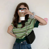 Short T-Shirt Girl 2025 New Top Design Small Short-Sleeved Summer High-Waisted