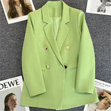 Fongt Purple Small Suit Jacket Female 2024 Spring And Autumn New Korean Version Web Celebrity Temperament Small Casual Suit-Outfit