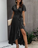 Beach Sundress Ladies Lace Up Wrap Party