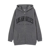 Style Lazy Cardigan Hoodie 2024 Spring And Autumn Oversize Zipper Jacket Couple Style-Outfit