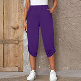 Summer Fashion Casual Cropped Trousers With