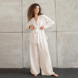 Linen Women Pajama Robe