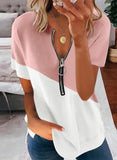 V Neck Zipper Design