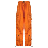 Strap Detail Y2K Cargo Pants-Outfit