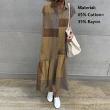 Elegant Summer Long Shirt Dress Women Lapel Neck Short Sleeve Solid Loose Work Sundress Robe Femme Maxi