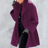 Women's Down Jacket Autumn Winter Women Wool Coat Trench Jacket Ladies Warm Slim Long Overcoat Fashion Loose Jacket