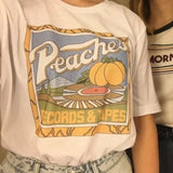 Peaches Ecords & Tapes T-shirt-Outfit