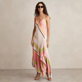 Fongt Half-Necked Dress Knitted Dress Spring 2025 Temperament Tweed A-Word Skirt