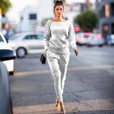Fongt New Women's Wear Autumn And Winter Urban Leisure Two-Piece Set-Outfit