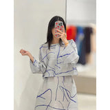 Fongt Spring Three House Folding Loose Pure Color Top Loose Folding Top Loose Folding Top Sense