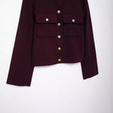 Fongt Soft Clip Pocket Short Jacket Jacket In Autumn