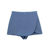 New Autumn Style Solid Color High Waist Shows Thin Fashion Skirt Pants 7385530-Outfit