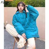 Winter Women's Loose Large Casual Cotton Clothes Are Thickened Warm Women Jackets Winter Coat Jacket Winter