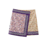 New Color Printing Asymmetrical Fashion Skirt 7521246-Outfit