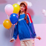 Long Sleeve Hit color pullover